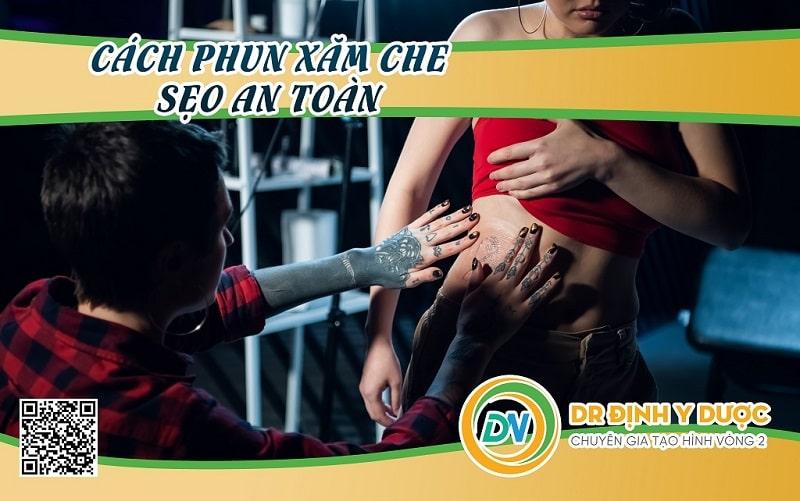 Cần sử dụng mực phun xăm che sẹo bụng chất lượng