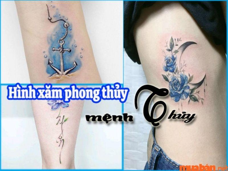 Top những mẫu hình xăm mệnh Thủy đẹp nhất