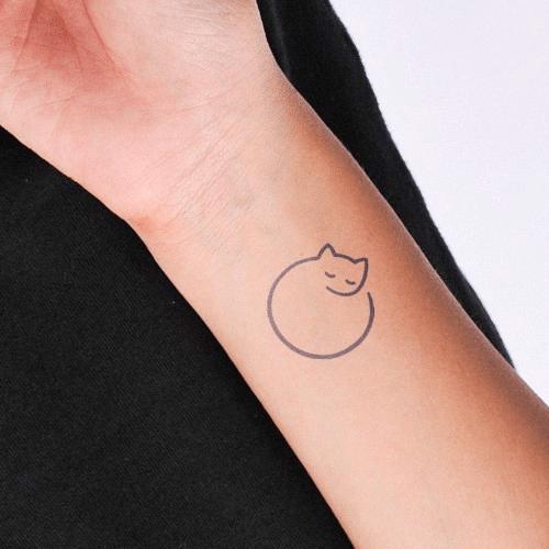 Ý tưởng hình xăm mèo đáng yêu cho bạn gái - Owl Ink Studio - Xăm Hình Nghệ  Thuật