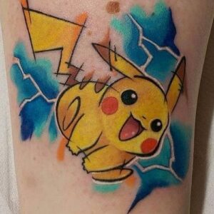 99+ Hình Xăm Pikachu: Đẹp, Dễ thương, Ý nghĩa nhất