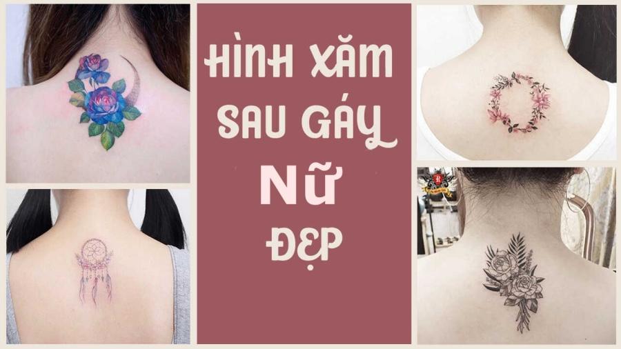 1999+ Hình xăm sau gáy cho nữ Đẹp 2023 & Ý nghĩa nhất