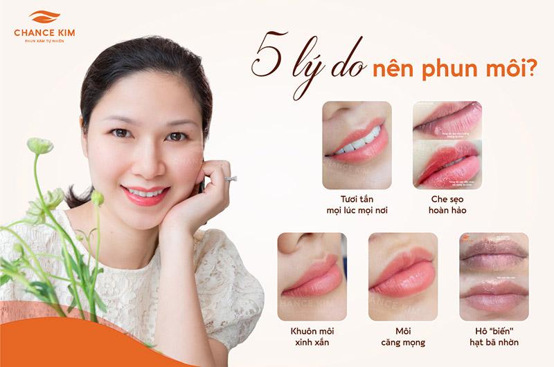 5 lý don NÊN phun môi không CHỊ EM phải biết