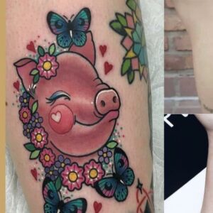 Hình Xăm Con Heo Đẹp Nhất ❤️ 1001 Tattoo Con Lợn Mini