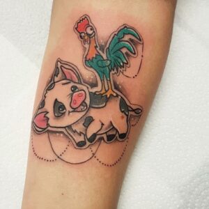 Mẫu Hình Xăm Con Lợn Đẹp Nhất ❤️ 1001 Tattoo Con Lợn Mini