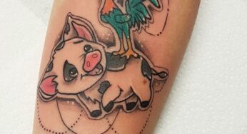 Mẫu Hình Xăm Con Lợn Đẹp Nhất ❤️ 1001 Tattoo Con Lợn Mini