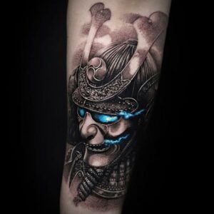 Ý Nghĩa Hình Xăm Samurai Mặt Quỷ Và Những Mẫu Tattoos Đẹp