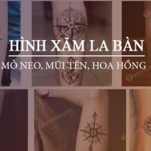 Hình xăm la bàn đẹp cho Nam, Nữ