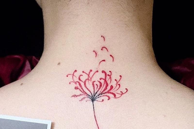 Tattoo hoa bỉ ngạn