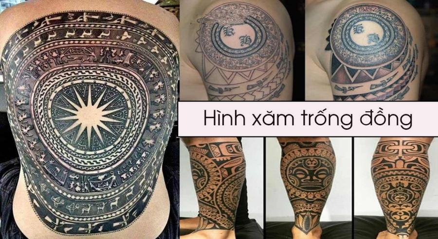 179+ Hình xăm trống Đồng Đẹp 2023 & Ý nghĩa nhất