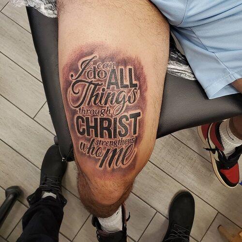 Bible Verse Tattoo