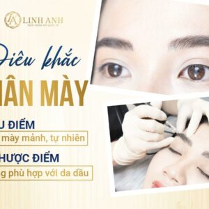 Nên điêu khắc hay phun thêu lông mày để bền, đẹp tự nhiên?