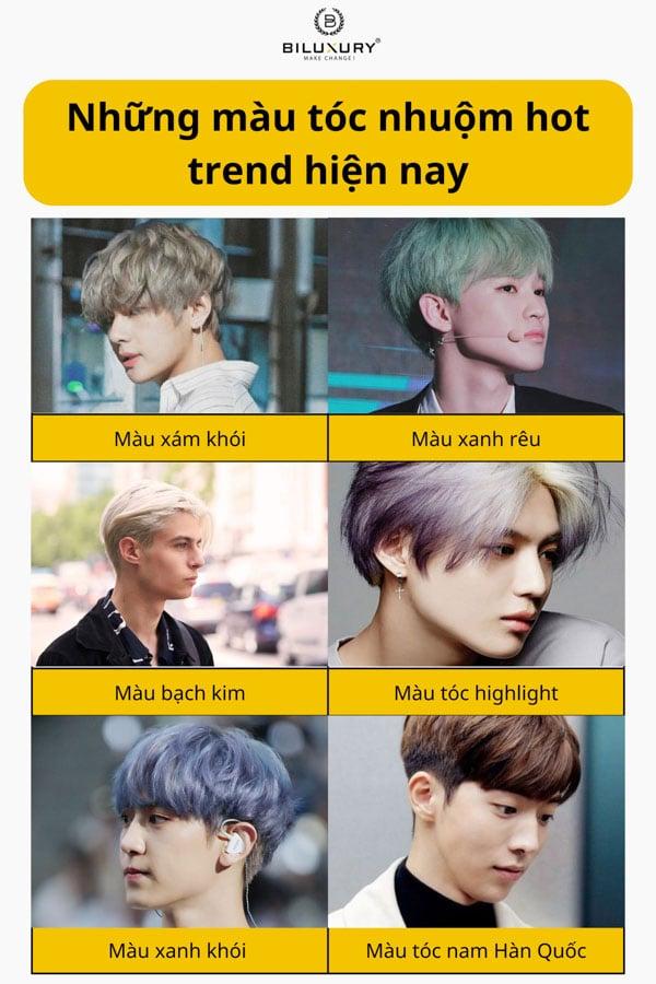 Những màu tóc nhuộm hot trend hiện nay