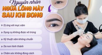 Ngứa lông mày sau khi bong và cách khắc phục