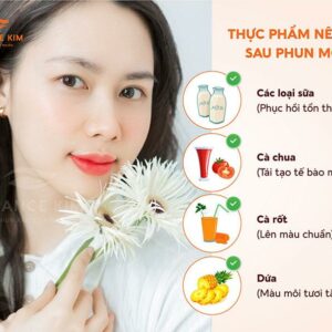 Phun môi - Khi nào mới có thể ăn uống bình thường?