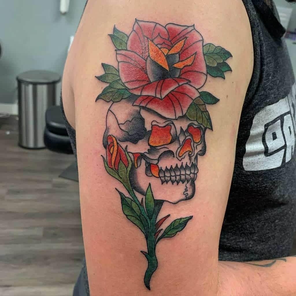 Rose Skull 1