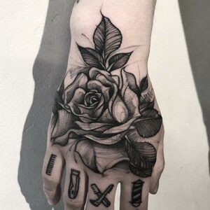 42 Best Rose Tattoos for Men Ideas