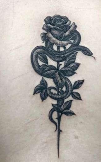 Rose Snake Tattoo Meaning Explained