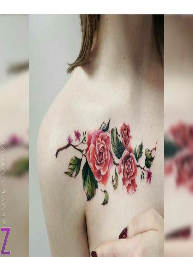 Định xăm hoa hồng ở ngực cho nữ: Tìm hiểu những mẫu đẹp và ý nghĩa
