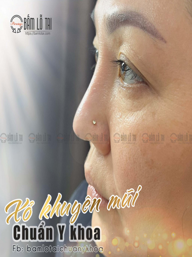 Xỏ khuyên mũi: Đẹp ngầu và an toàn tại HCM