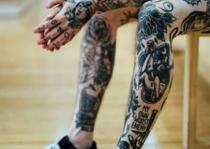 chân xăm hình Full Leg Tattoo