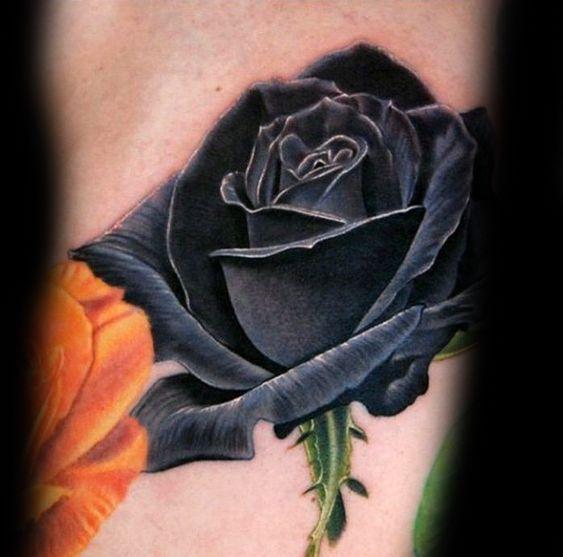 40+ Amazing Black Rose Tattoo Ideas That You Will Love