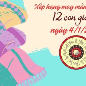 Xếp hạng may mắn của 12 con giáp ngày 4/1/2024: Tuổi Dậu và Sửu cần phải cận thận vào ngày này