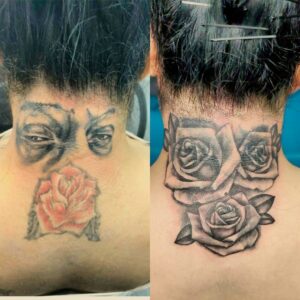 11+ Rose Cover Up Tattoo That Will Blow Your Mind