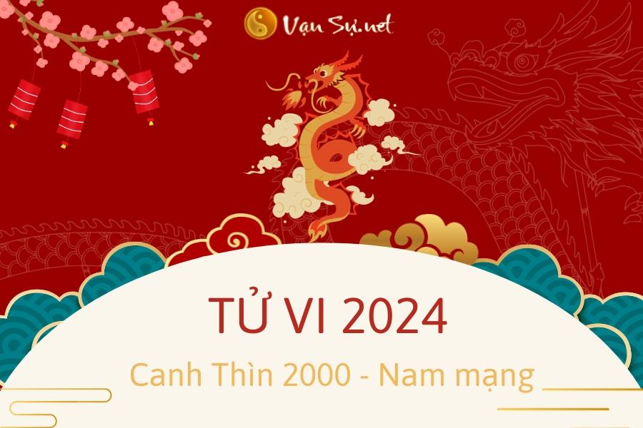 Tử Vi Tuổi Canh Thìn 2000 Năm 2024 - Nam Mạng