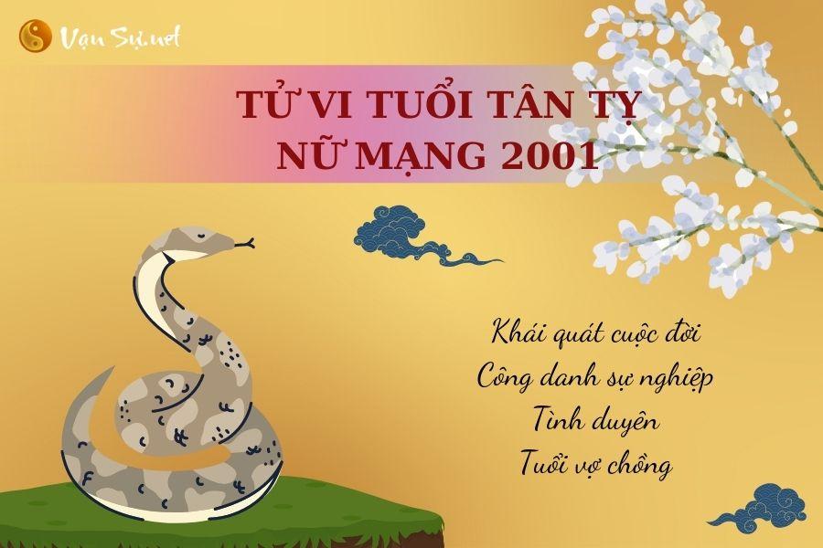 Tử Vi Tuổi Tân Tỵ 2001 - Nữ mạng | Chi tiết tử vi trọn đời