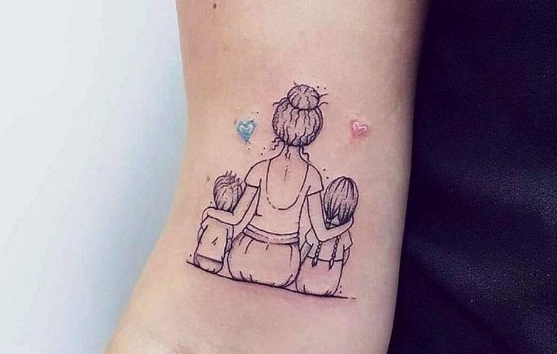 Tattoo mẹ con