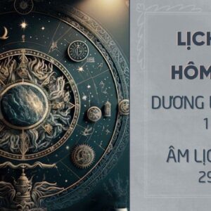 Lịch âm dương hôm nay 10/1/2024 - Âm lịch 10/1 chính xác nhất - Lịch vạn niên 10/1/2024