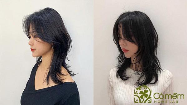 Mái layer mullet uốn gập là gợi ý hoàn hảo cho cô nàng năng động, cá tính