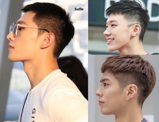 Tóc Mohican ngắn không vuốt