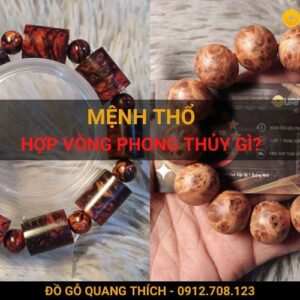 Vòng phong thủy MỆNH THỔ nam nữ hút TÀI LỘC + BÌNH AN