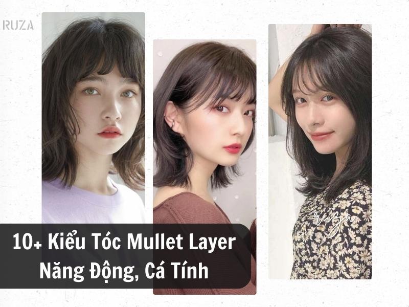 Kiểu tóc mullet layer năng động, cá tính