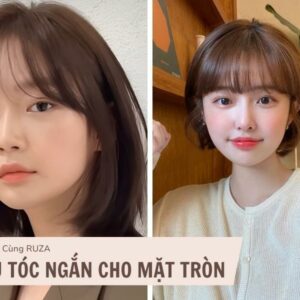 Điểm Danh 15+ Kiểu Tóc Ngắn Cho Mặt Tròn Thon Gọn Hơn