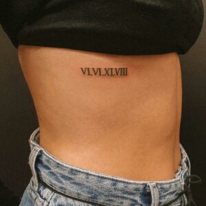 11+ Roman Numerals Chest Tattoo Ideas That Will Blow Your Mind!
