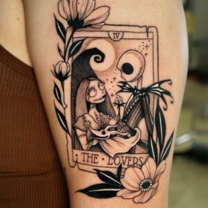 44 Latest Lovers Tarot Card Tattoo Ideas To Inspire You In 2023!