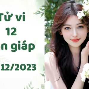 Tử vi vui 12 con giáp thứ 7 ngày 16/12/2023: Tuổi Dậu đừng ham tiền mà dính dáng đến pháp luật, Thân thoát khỏi kiếp FA.