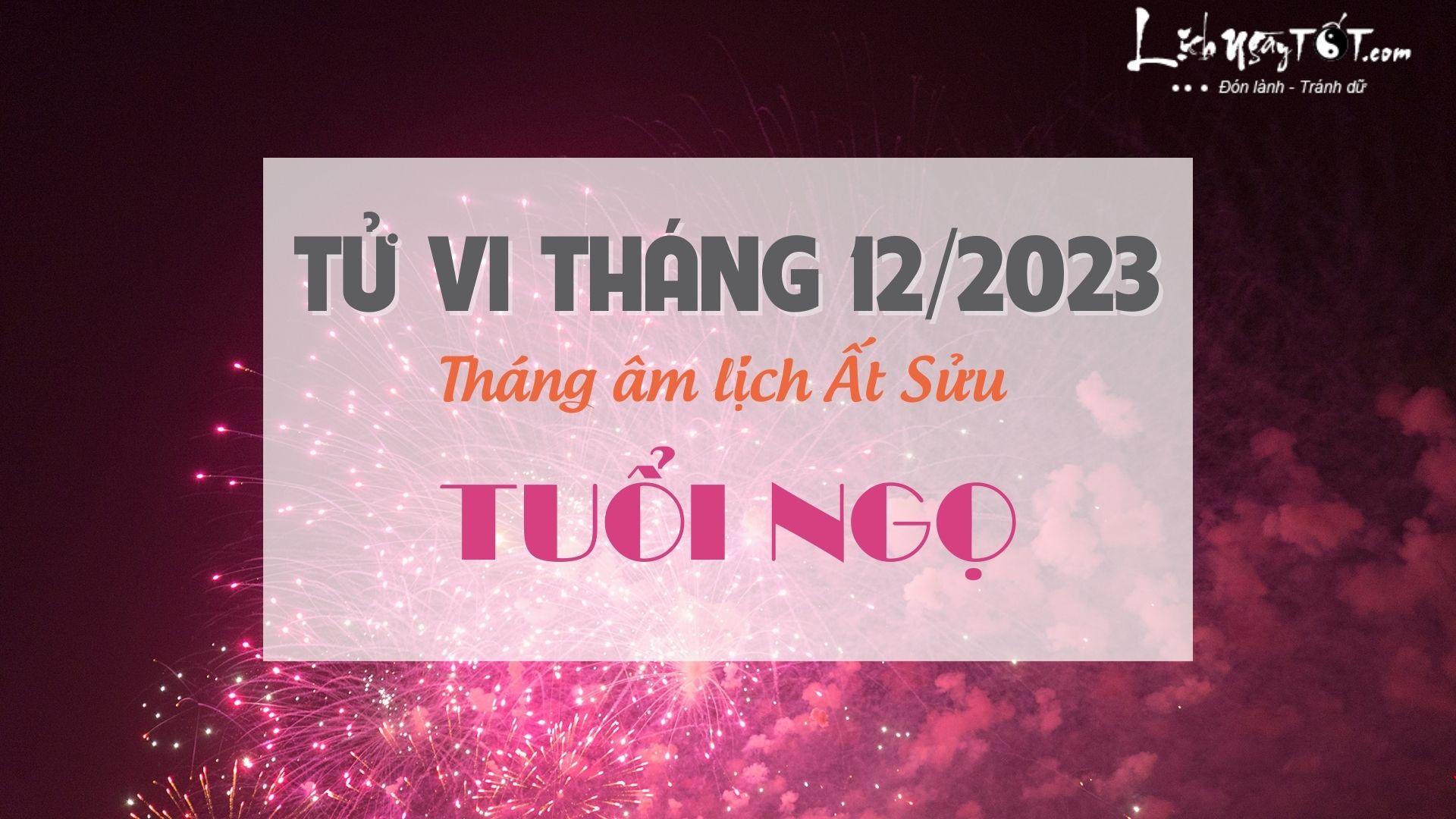 Tu vi thang 12/2023 tuoi Ngo am lich