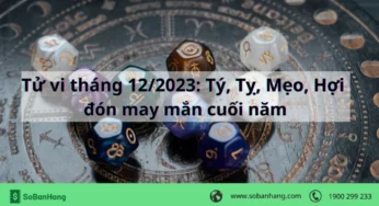 Tử vi tháng 12/2023: Các con giáp Tý, Tỵ, Mẹo, Hợi đón may mắn cuối năm