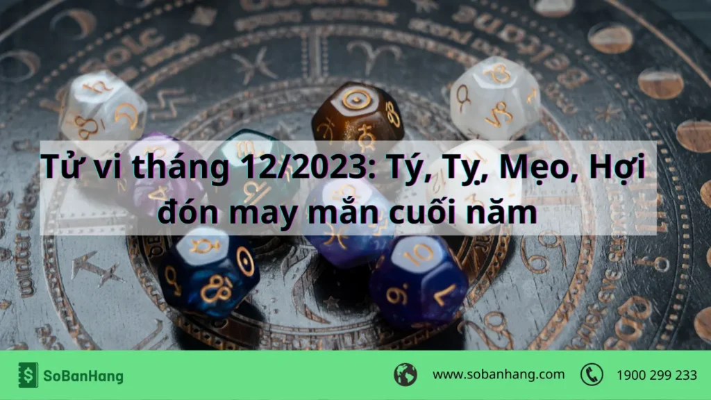 Tử vi tháng 12/2023: Tý, Tỵ, Mẹo, Hợi đón may mắn cuối năm