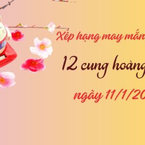 Xếp hạng may mắn của 12 cung hoàng đạo ngày 11/1/2024: 1 ngày may mắn của 12 cung hoàng đạo