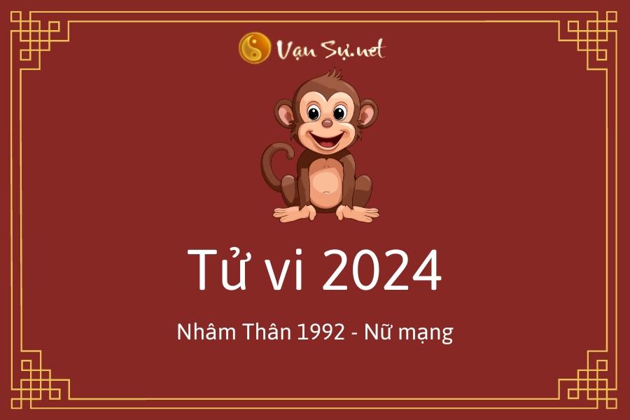 tử vi nữ Nhâm Thân năm 2024