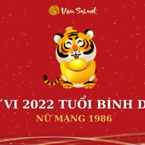 Tử Vi Tuổi Bính Dần Năm 2022 - Nữ Mạng 1986 Chi Tiết