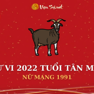 Tử Vi Tuổi Tân Mùi Năm 2022 - Nữ Mạng 1991 Chi Tiết