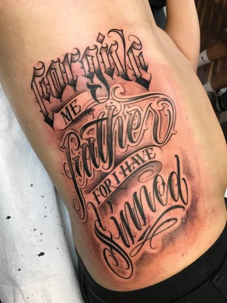 typography and tattoos