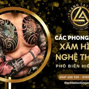 Các phong cách xăm hình nghệ thuật phổ biến hiện nay