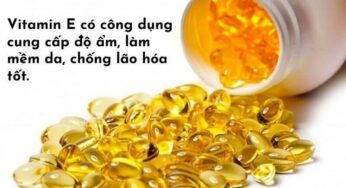 Xông mặt bằng vitamin E – Da đẹp rạng ngời không tì vết