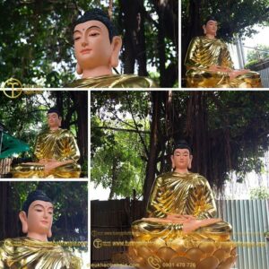 Điêu khắc Trần Gia báo giá tượng Phật Bổn Sư composite